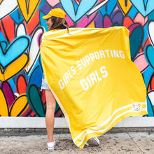 Load image into Gallery viewer, Adelaine Morin 'Girls Supporting Girls' Tapestry

