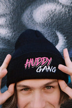 Load image into Gallery viewer, Chase Hudson &#39;HUDDYGANG&#39; Embroidered Black Beanie
