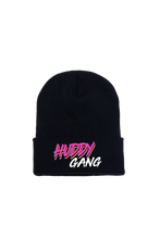 Load image into Gallery viewer, Chase Hudson &#39;HUDDYGANG&#39; Embroidered Black Beanie
