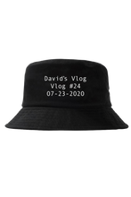 Load image into Gallery viewer, David Dobrik Birthday Title Card Bucket Hat
