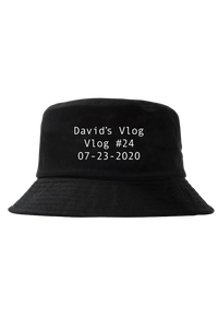 David Dobrik Birthday Title Card Bucket Hat