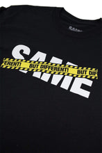 Load image into Gallery viewer, Jordan Beau: Signature Same But Different Black Shirt
