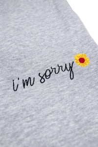 Mia Maples Signature 'I'm Sorry' Joggers