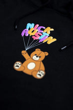 Load image into Gallery viewer, Nick Austin Puff Teddy Bear Black Hoodie
