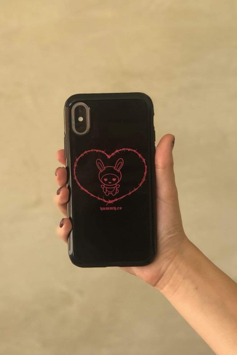 TaraYummy 'Yummy' Black Phone Case TaraYummy 'Yummy' Black Phone Case